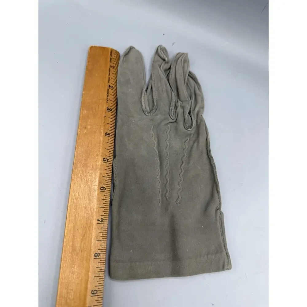 Fownes Women’s Suede Gloves Mocha Brown Size 8.5 Vintage Dress Gloves USA
